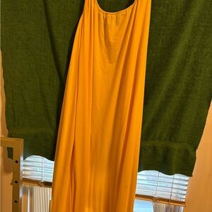 Bright Yellow Maxi Dress